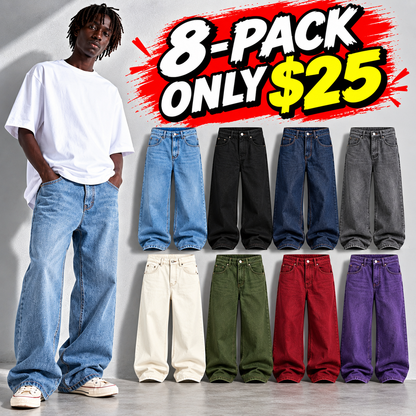 Men's 13 oz Relaxed Straight-Leg Denim Jeans
