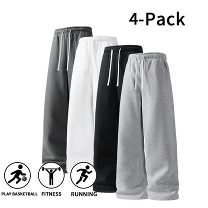 Men's Ultra-Soft Wide-Leg Athletic Sweatpants
