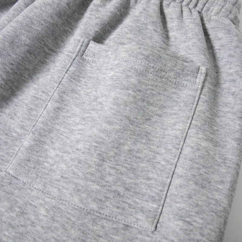 Men's Plaid Panel Wide-Leg Sweatpants