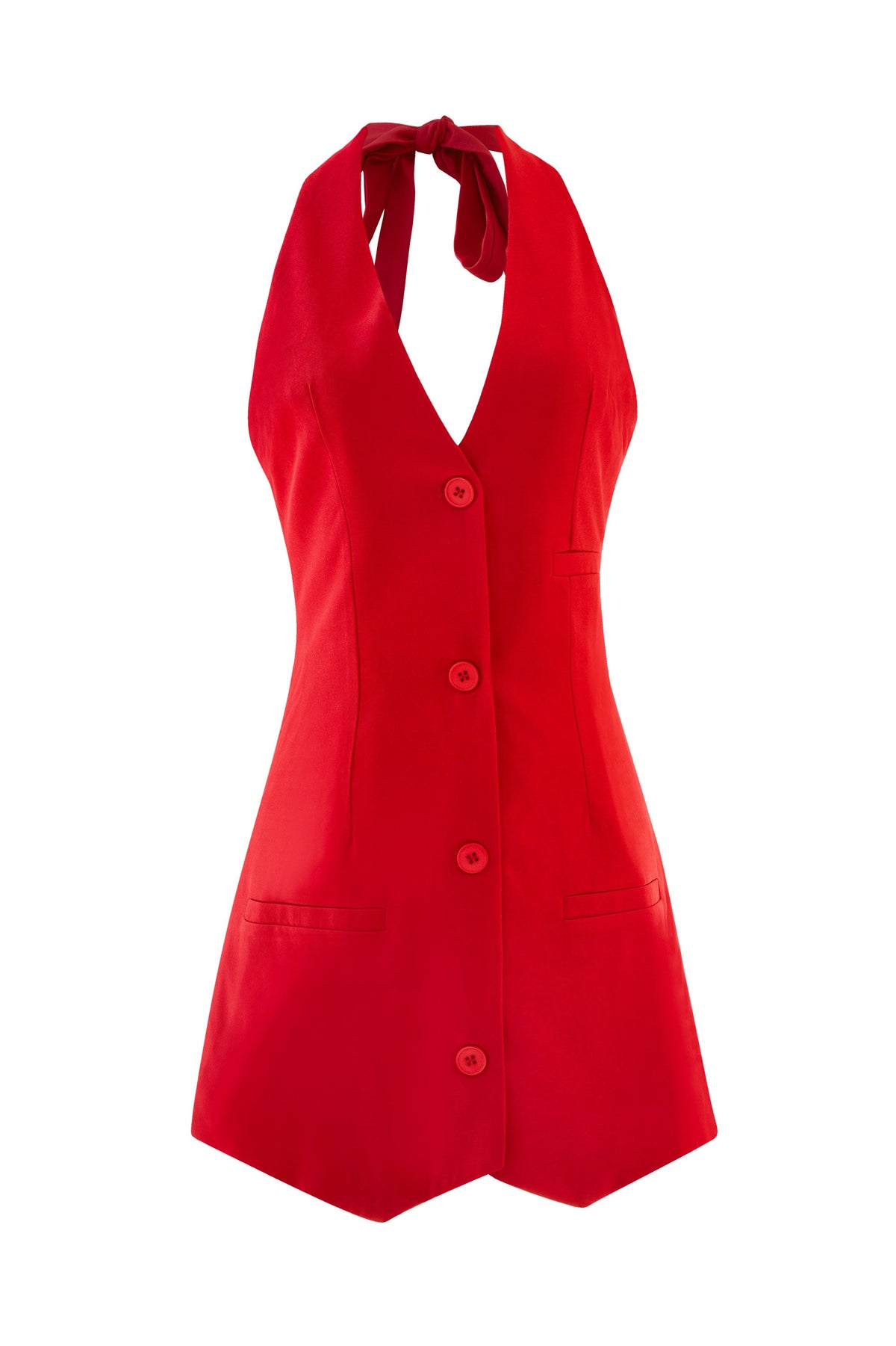 Luxe Halter Dress