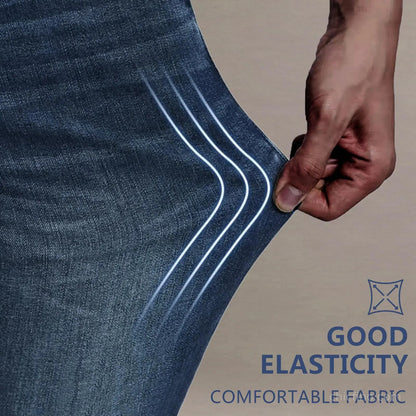 Men's Relaxed Stretch Drawstring Jeans